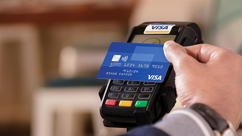 Pay to pay with Visa contactless